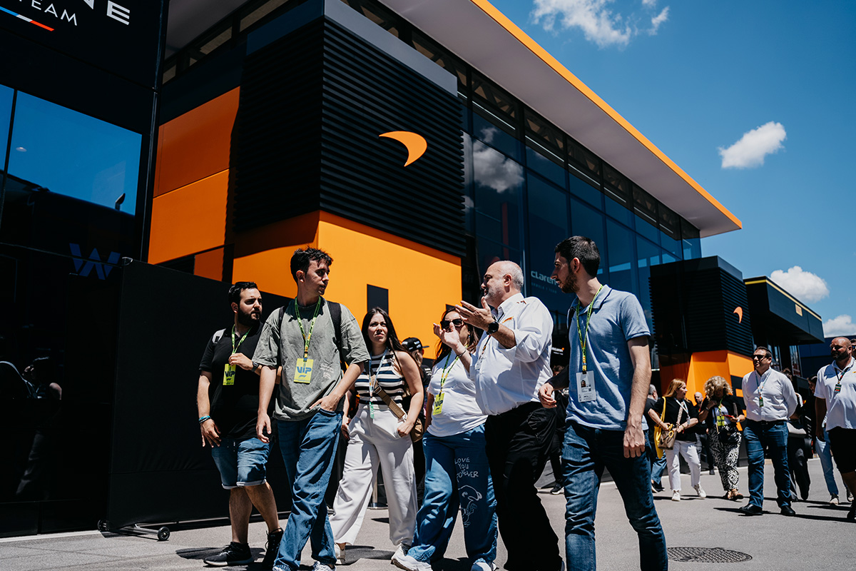 Fotografía Gran Premio Montmeló para DHL por Yunyas Media