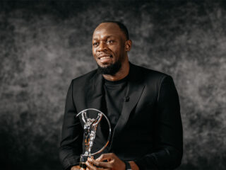 Laureus – Usain Bolt y Christian Eriksen