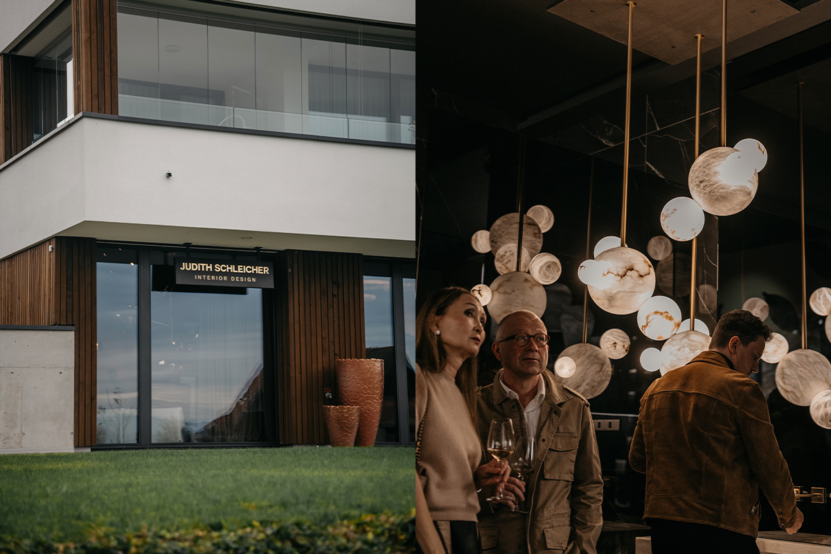 Fotografía showroom United Alabaster Suiza por Yunyas Media