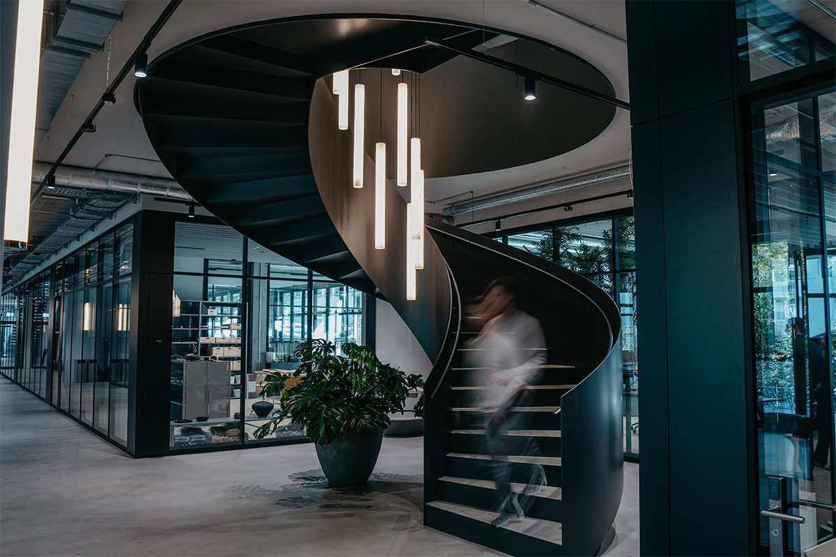 Fotografía showroom United Alabaster Suiza por Yunyas Media